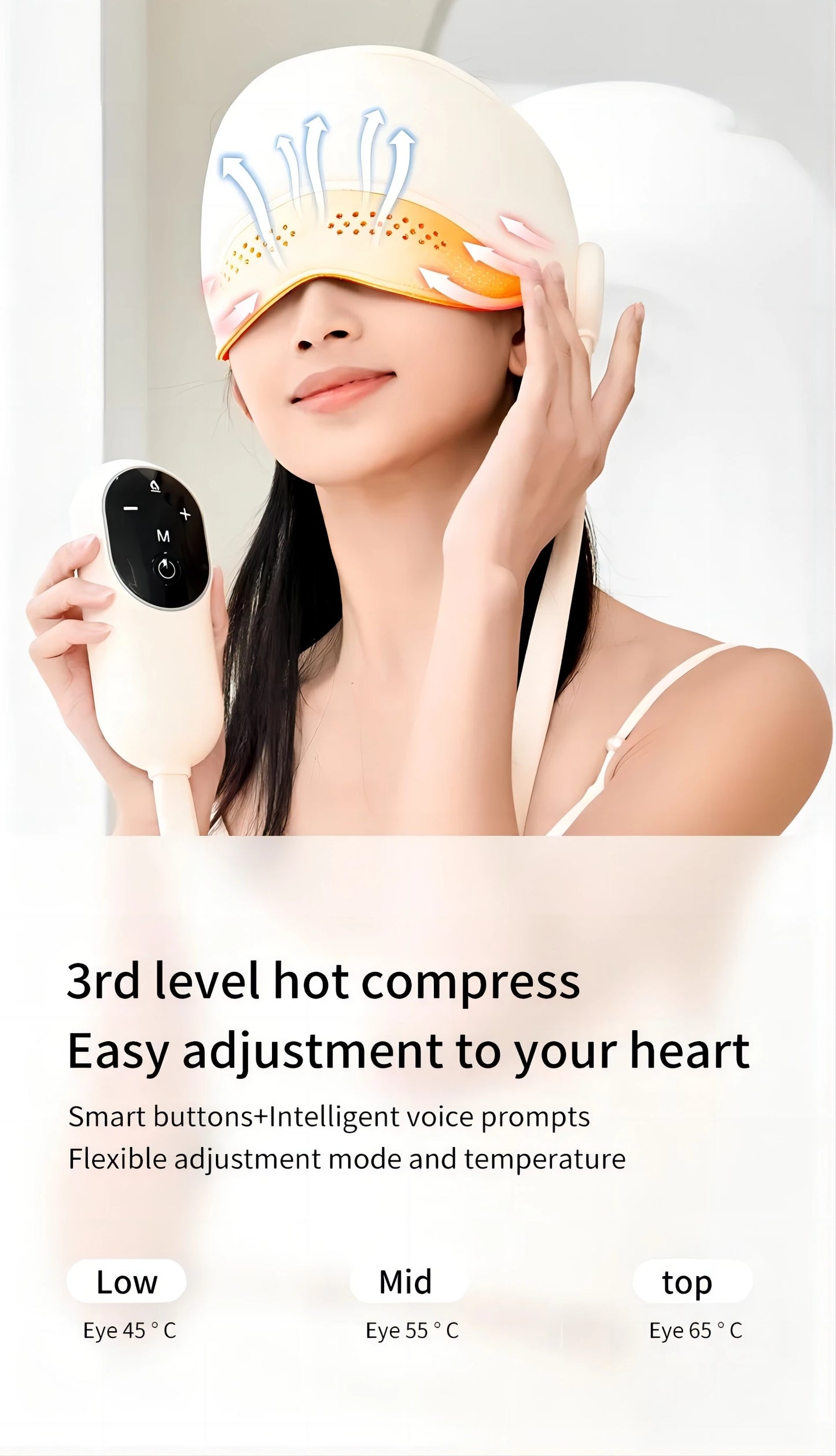 Air Pressure Head & Eye Massager – Heated Graphene Therapy for Sleep & Stress Relief