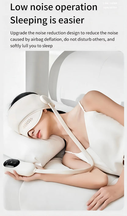 Air Pressure Head & Eye Massager – Heated Graphene Therapy for Sleep & Stress Relief
